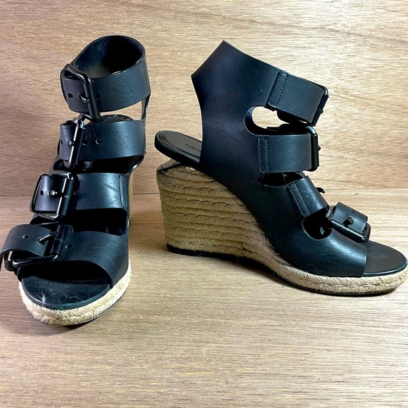 Alexander Wang Shoes - Alexander Wang Block-Heel Sandals buckles size 40